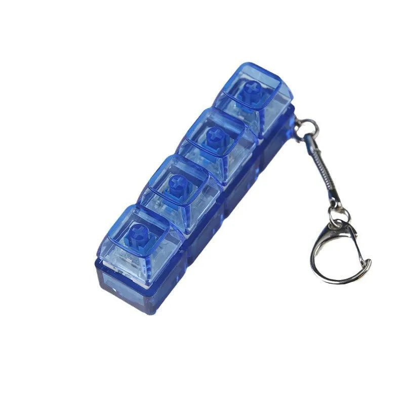PC fully transparent decompression shaft tester with light in transparent option 4-hole design