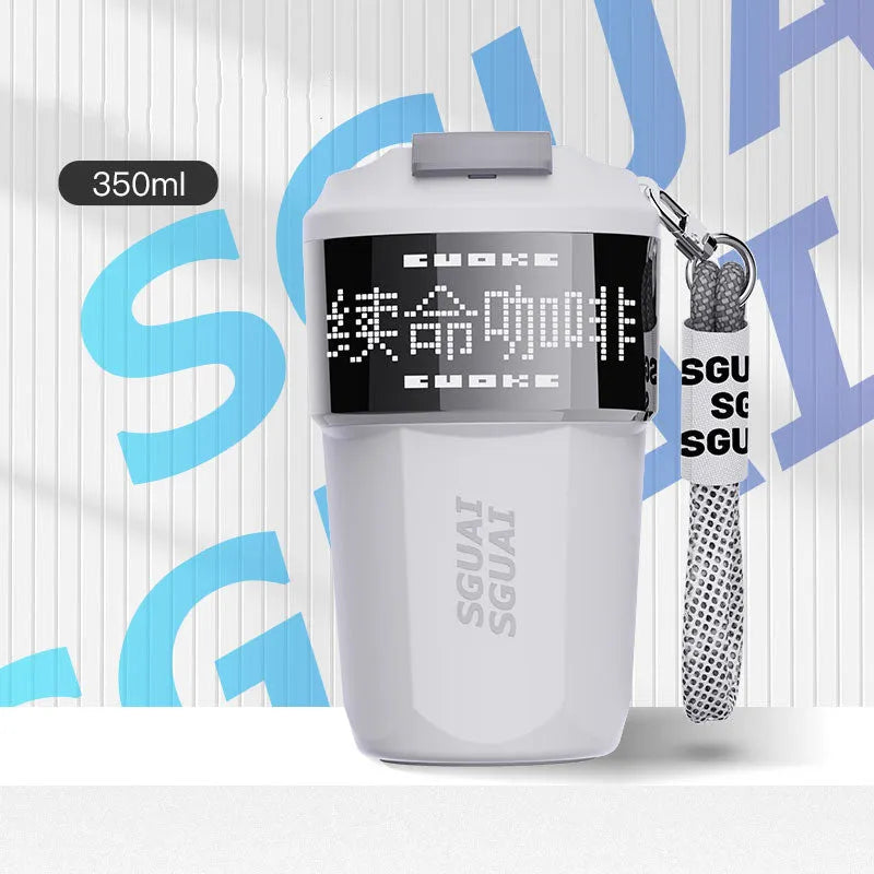 Japanese-style stainless steel portable coffee cup with 50mL capacity in multiple colours.