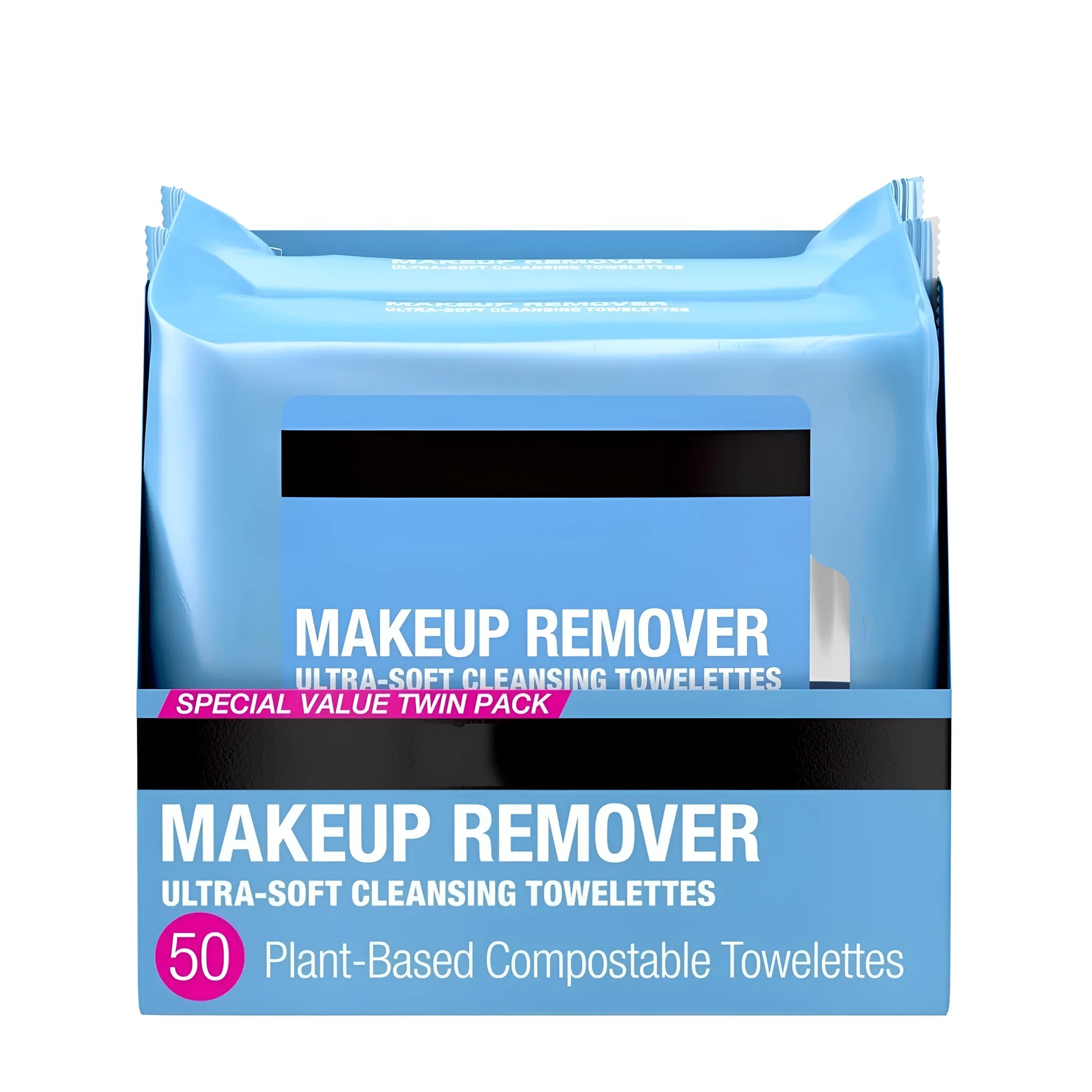 Gentle deep cleansing facial wipes 25 count mild makeup remover wipes for face cleansing pack of 10