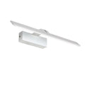 White LED bathroom mirror headlight with tri-colour dimming, shown in 580mm size.