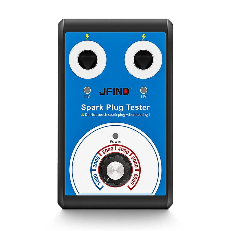 Car spark plug ignition system detector diagnostic tool with compact rectangular design