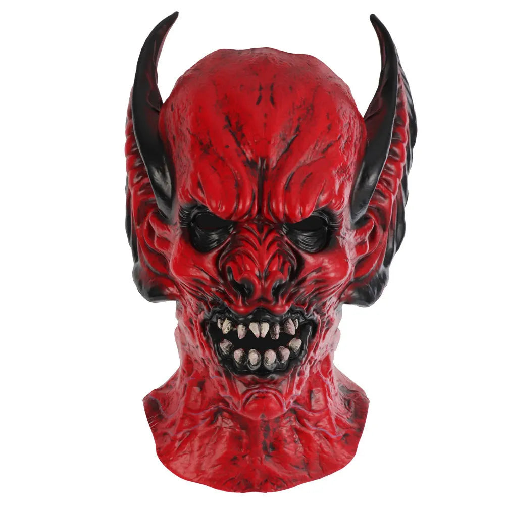 Red RP foam bat design horror mask head cover for Halloween and Christmas costume parties
