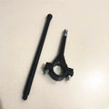 40cm plastic cycling handlebar flagpole with polyester square flag attached