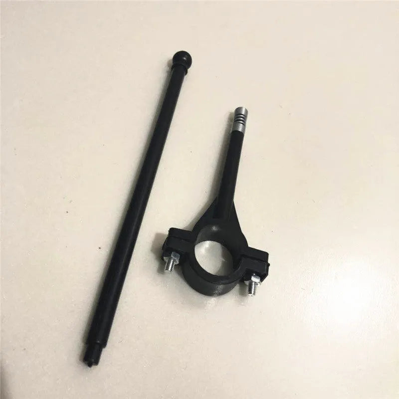 40cm plastic cycling handlebar flagpole with polyester square flag attached
