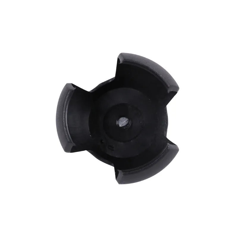 Black golf ball picking device with clip mechanism for retrieving balls during practice sessions