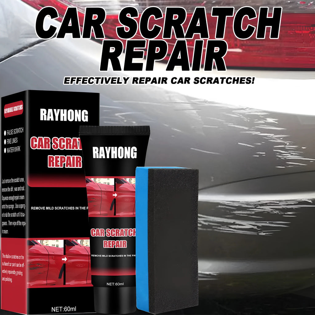 60ml car scratch repair wax set with application cloth for paint surface maintenance