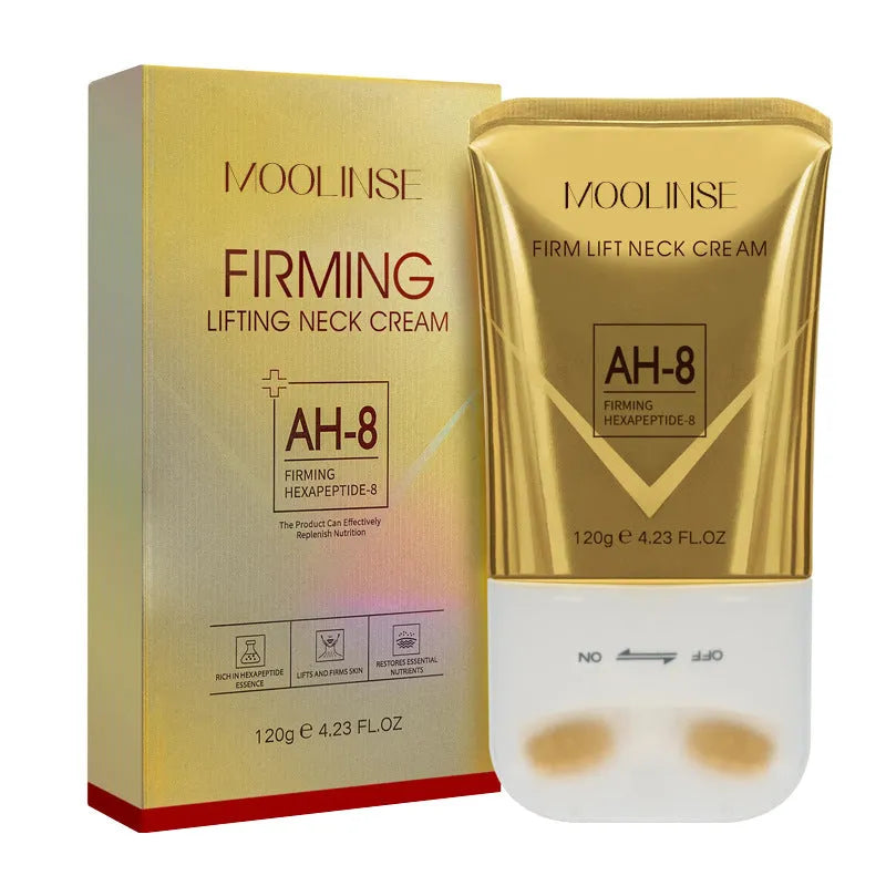 Neck cream moisturising beauty massage cream for dry skin with applicator
