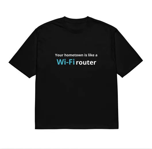 Men's black T-shirt with 3D printed cartoon design, short sleeves and round neck
