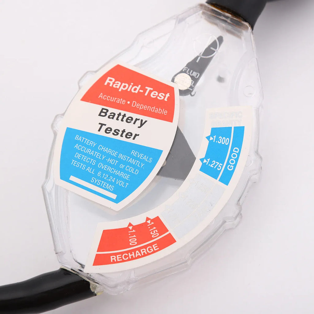 ABS plastic battery electrolyte hydrometer with suction mechanism for testing specific gravity