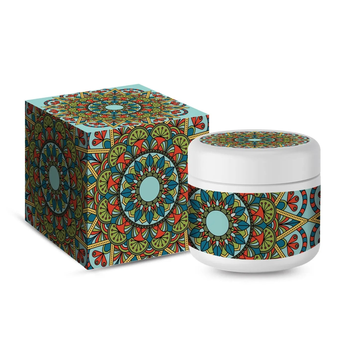 Scented candle with beeswax and botanical extracts, Blue Wind Chimes fragrance style