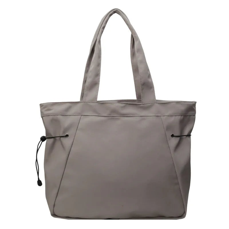 Foldable soft Oxford cloth commuter tote bag in street trend style, shown in multiple colour options