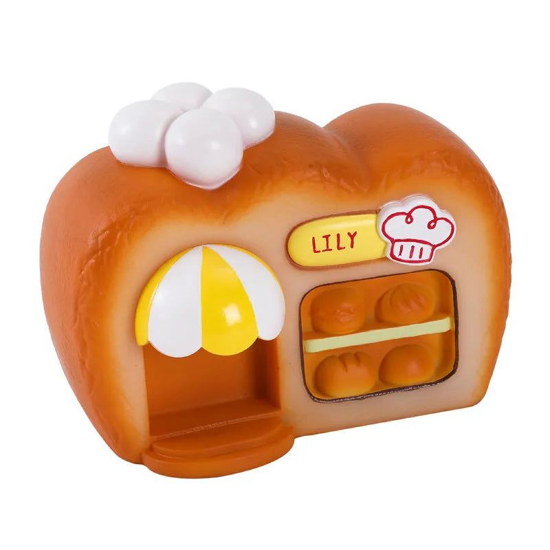 White ABS bakery Bluetooth speaker with glowing ornament design and 50mm driver