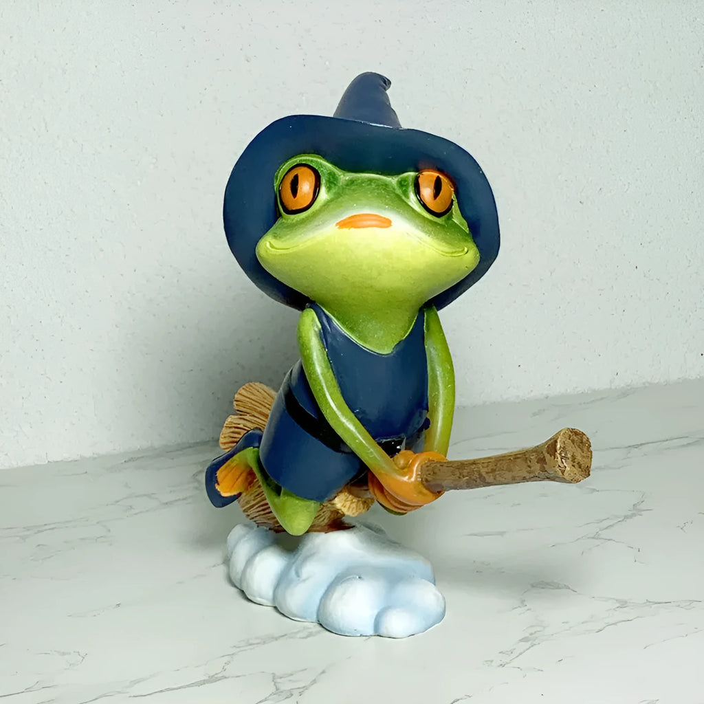 Magic Frog decoration in RDW123 colour, European style micro landscape ornament