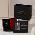 Six handmade soap roses in gift box with handbag, Korean style Valentine's Day gift set