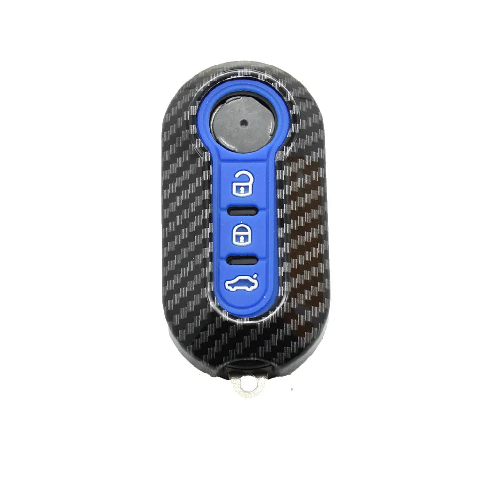 Black ABS plastic key shell case for Fiat 500 Boyue Ottimo Viaggio remote key
