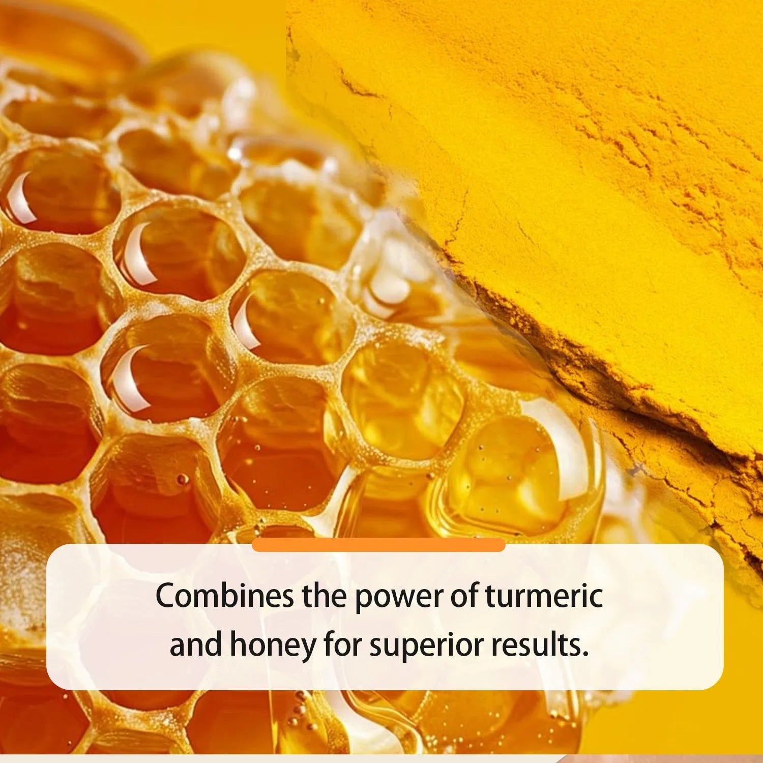 30ml amber glass bottle of Turmeric Honey Essential Oil with neutral label.