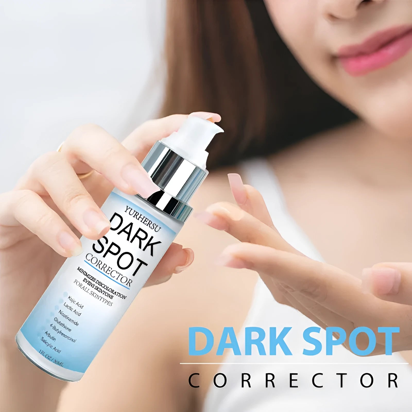 Spot lightening essence bottle for brightening, moisturising and tightening skin