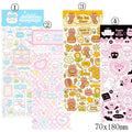 PVC waterproof cartoon decorative stickers for notebooks and stationery in multiple style options