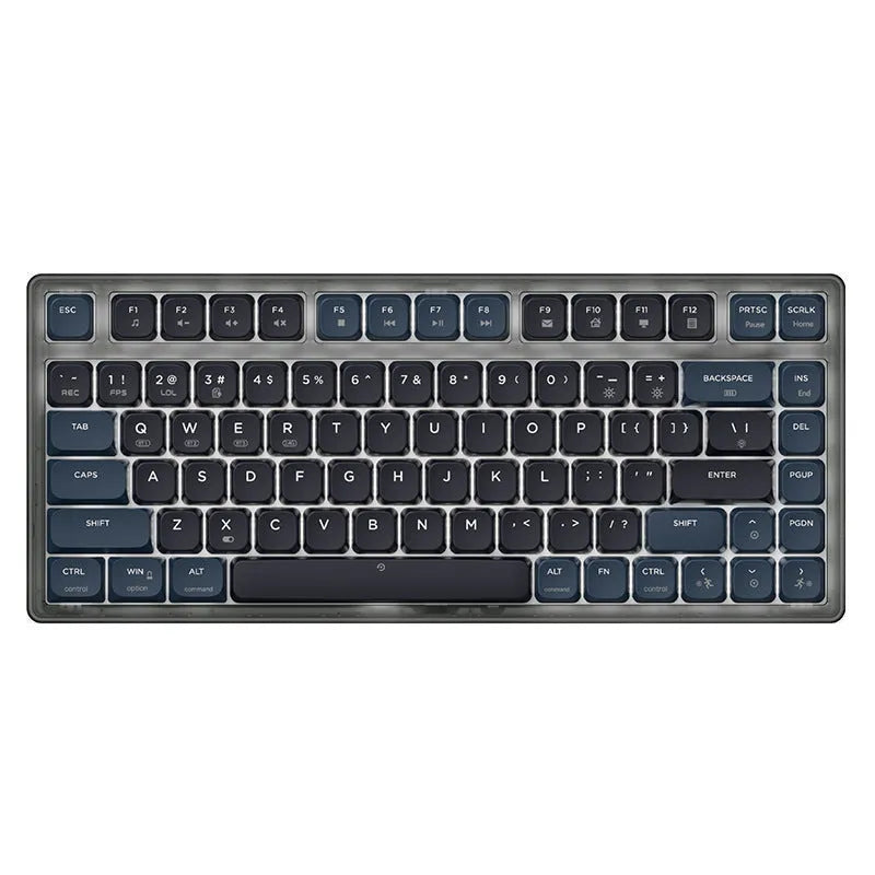 Ajazz AK832PRO mechanical keyboard with compact 81-key layout and RGB backlighting