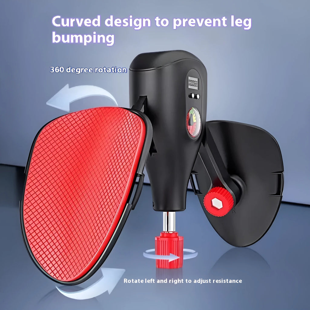 Men's black kegel trainer with adjustable elastic straps for pelvic floor muscle exercise