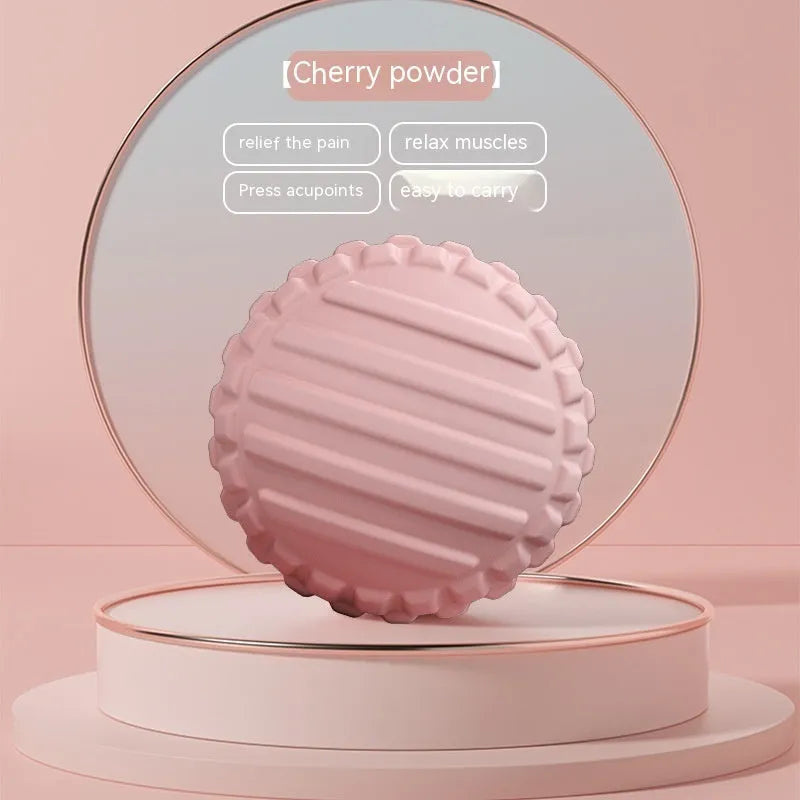 6cm TPR foot massage ball in blue, green, pink, and purple colours including spherical and peanut-shaped designs