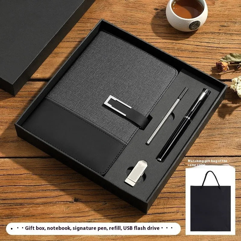 A5 notebook with soft PU leather cover and wood-free paper pages in multiple colour options