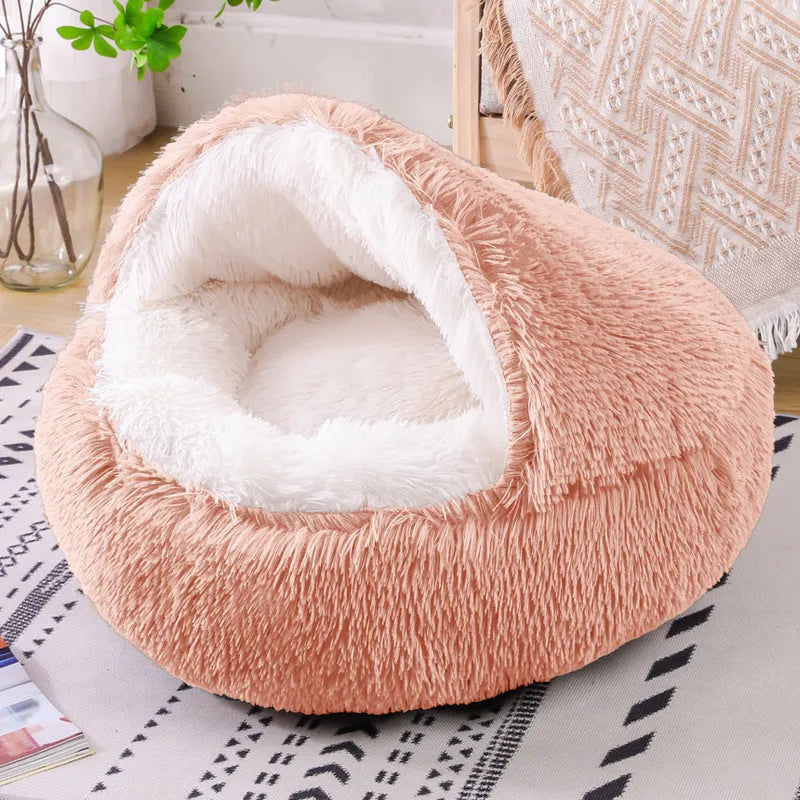 Waterproof cloth dog kennel in semi-enclosed design showing colour and size options
