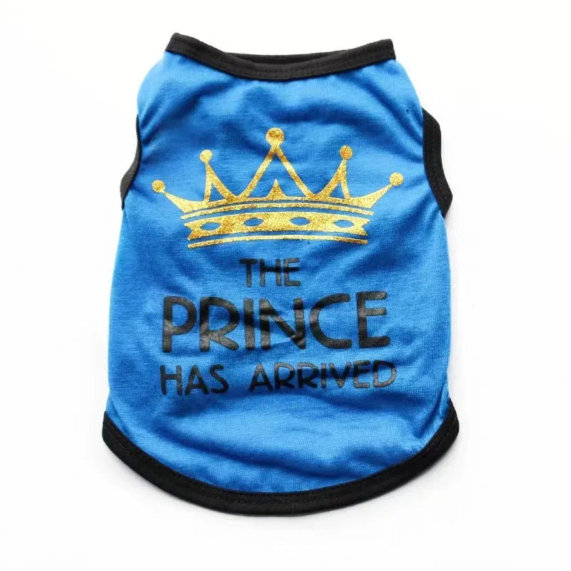 A lightweight cotton vest for puppies in a choice of colours, suitable for spring and summer wear.