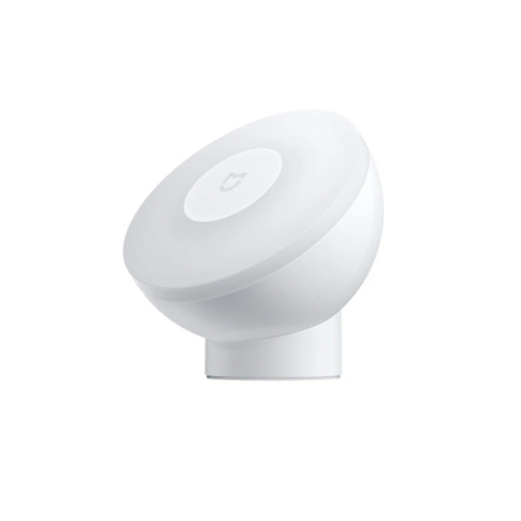 White Mijia Night Light 2 Bluetooth bedside lamp with human body induction on a table.