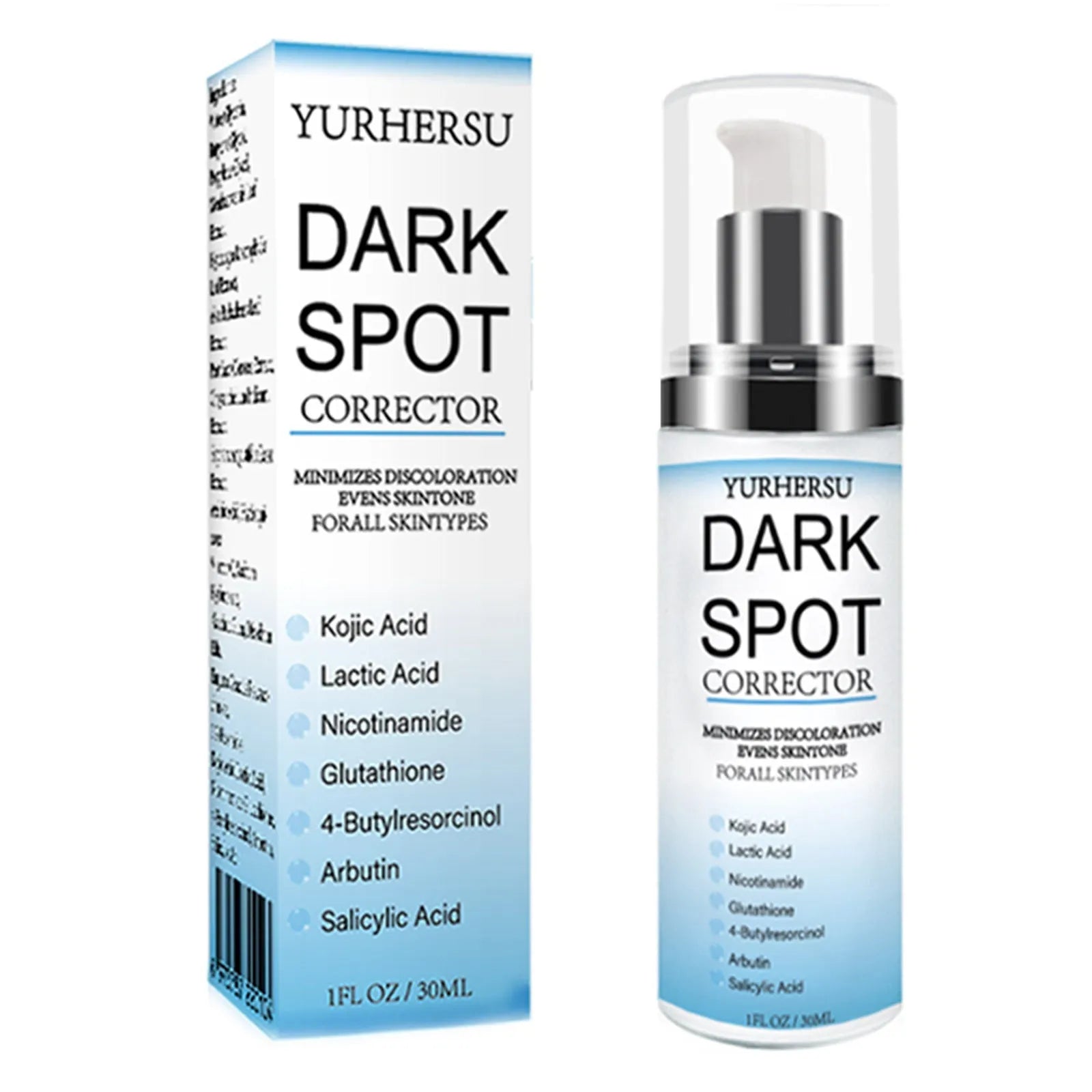 Spot lightening essence bottle for brightening, moisturising and tightening skin