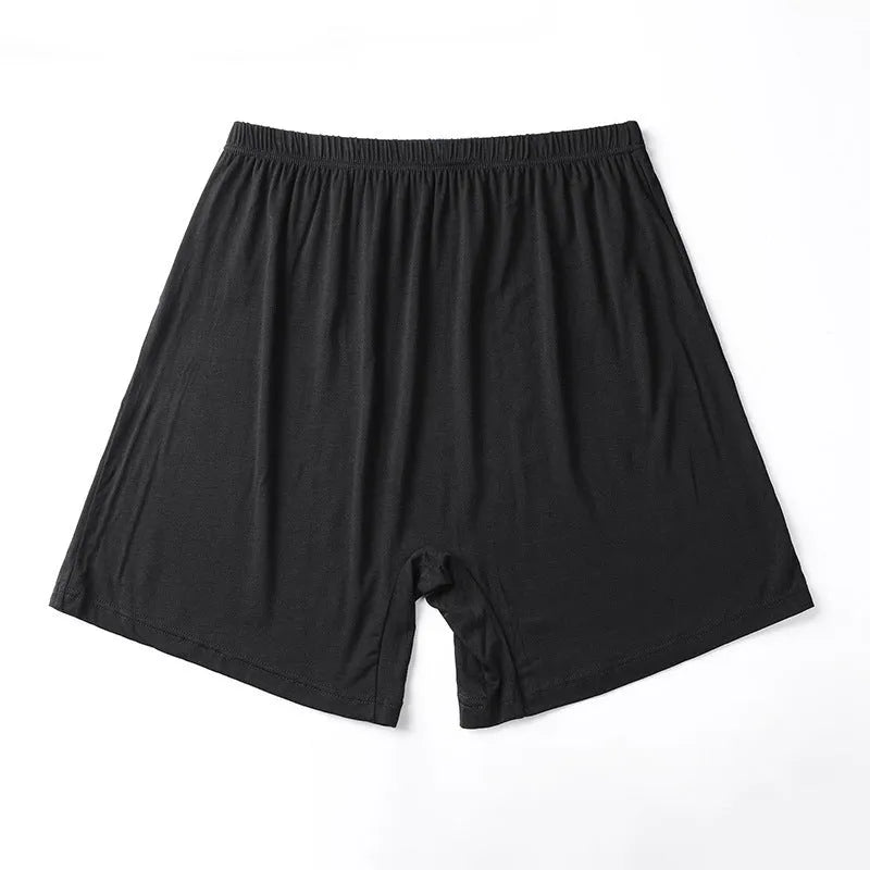 Men's solid colour modal boxer shorts with high waist design on a plain background.