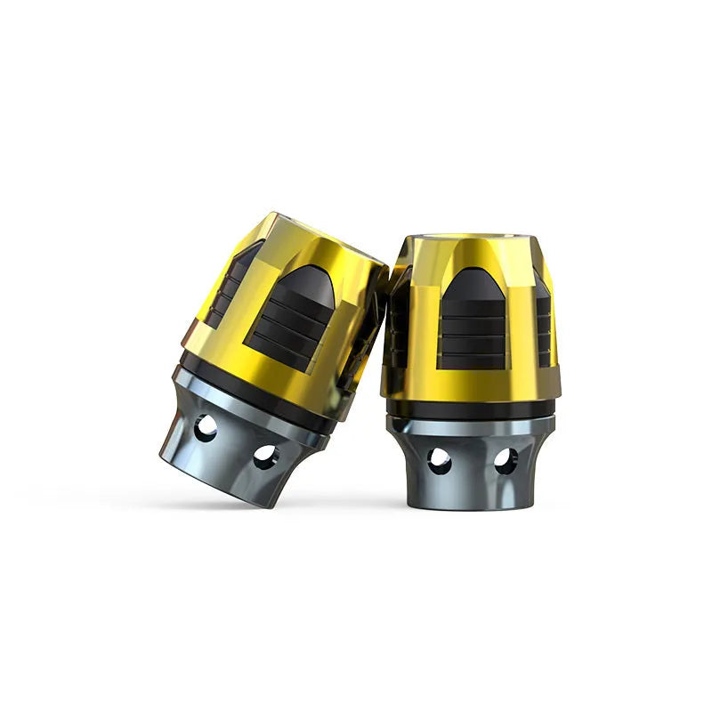 Aluminium alloy fork cup pair in blue, gold, orange, red, silver, black or green for motorcycle electric car front axle
