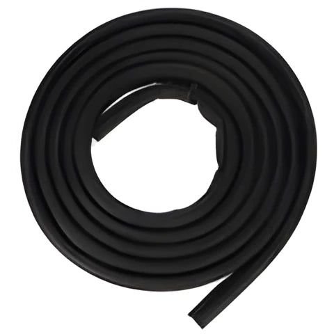 Black rubber sliding door seal strip for Toyota Hiace High Roof, 5 metres long
