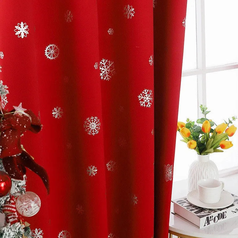 Hole-free snowflake pattern shade cloth curtain in polyester fabric showing high shading properties