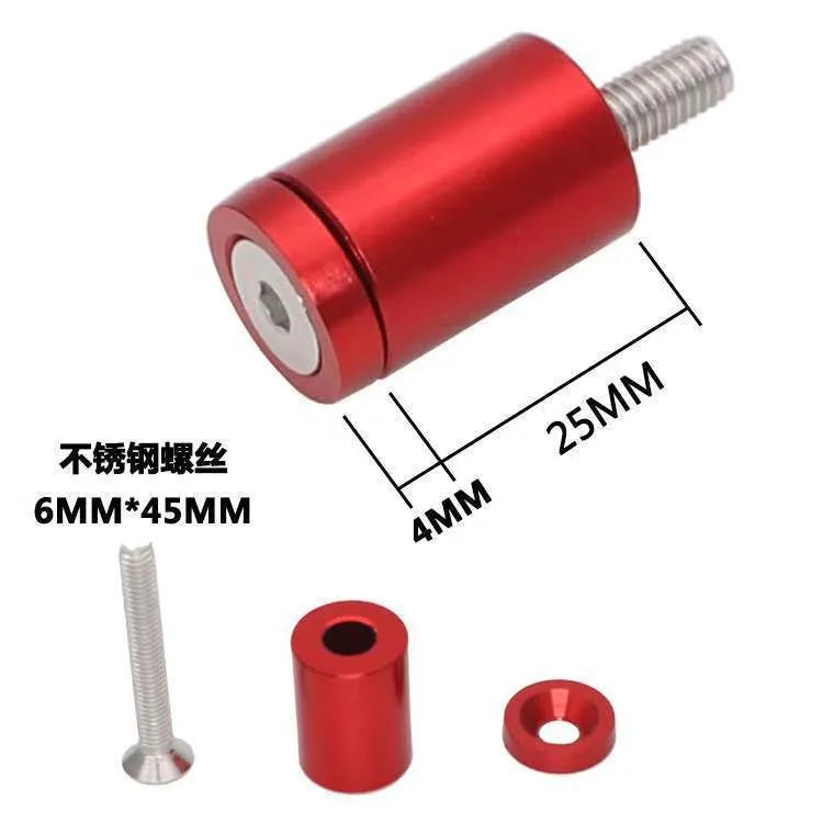 Aluminium alloy machine cover hair pack body in red blue and black for 6MM 8MM aperture