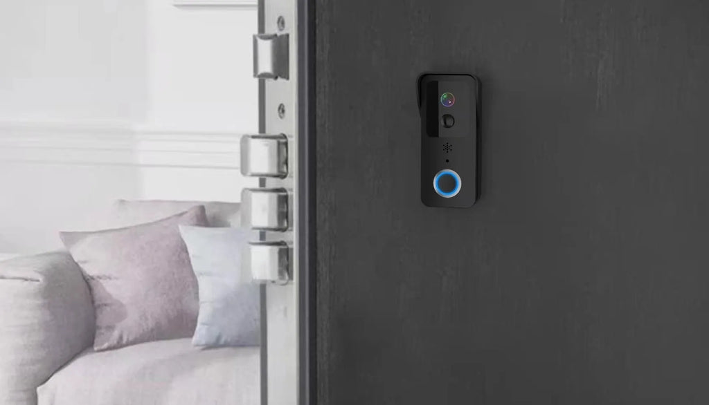 Smart home waterproof visual doorbell with HD camera and remote APP controls