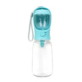 Portable dual-use dog water drinking cup for outings in blue, white or pink colours