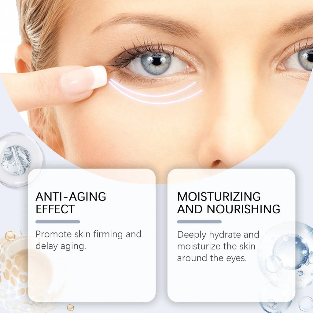 20g retinol eye cream in 12.1cm white tube with moisturising soft formula for eye area
