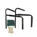 Carbon steel kayak and surfboard wall hanger rack for garage storage