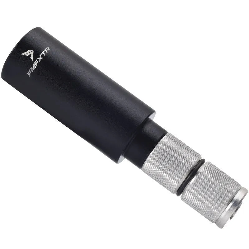 Aluminium alloy bicycle handlebar extension rods showing 15-20mm adjustment range