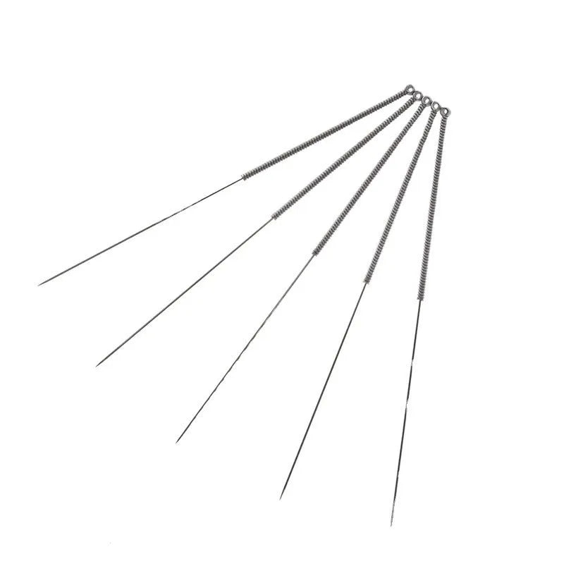 3D printer nozzle cleaning needles for Mk8 and E3D hotends in five sizes from 0.2mm to 0.4mm diameter