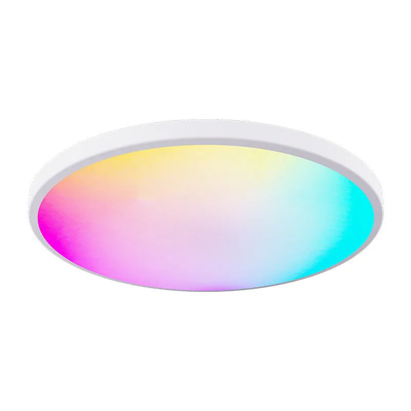 RGBCW intelligent Bluetooth ceiling lamp in black or white with app and remote control