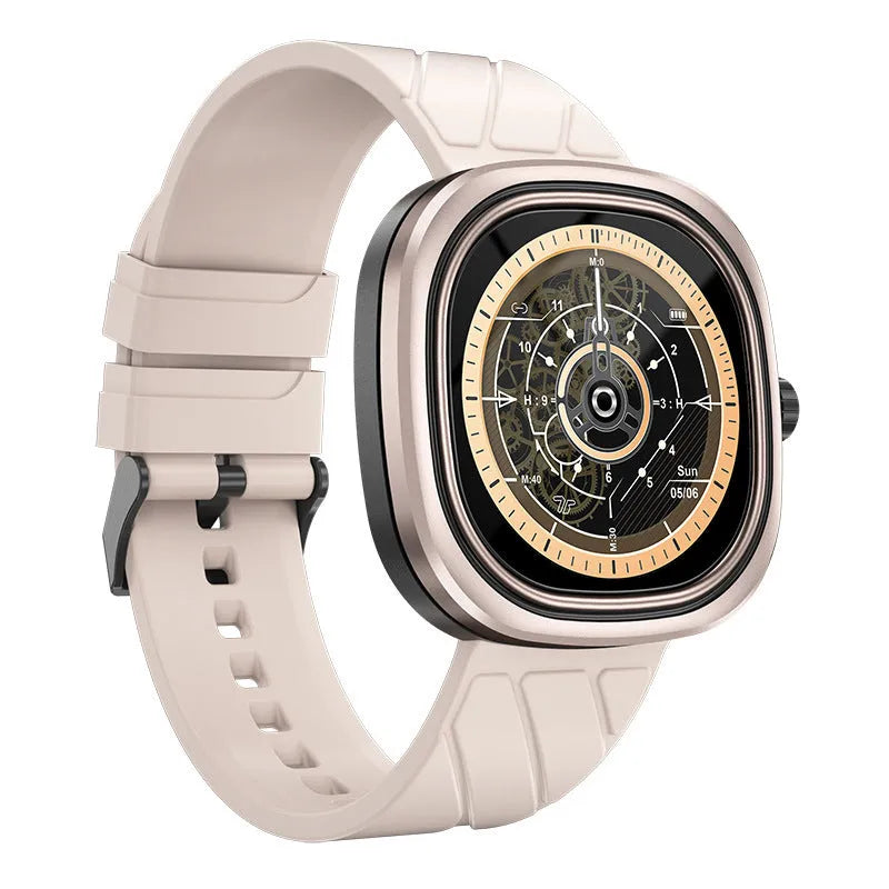 Fashion Bluetooth smart bracelet sports watch with 1.32-inch TFT touch screen on silicone wristband