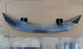 Universal punch-free car spoiler made from ABS plastic, shown in bright black finish.