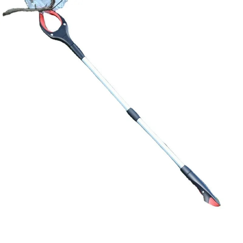 Plastic and aluminium alloy sewer pliers for waste collection in blue, green, orange, red, yellow, and blue lighting colours