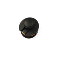 Push-pull seal makeup brush with black handle and 3cm man-made fibre bristles