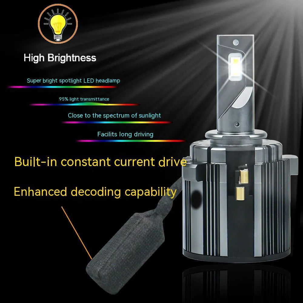 Golf 7 Touran L specific LED low beam headlight unit with aviation aluminium alloy housing.