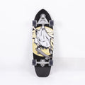 31-inch long white wooden street scooter board made from maple