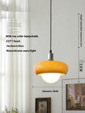 Bauhaus three headed egg tart shaped glass pendant light chandelier in milky white