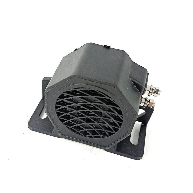 Black GQ-208A universal vehicle reversing horn for 12-80V systems